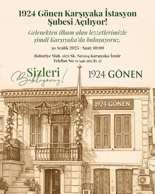 1924 Gönen Karşıyaka İstasyon Şubesi Açılıyor!