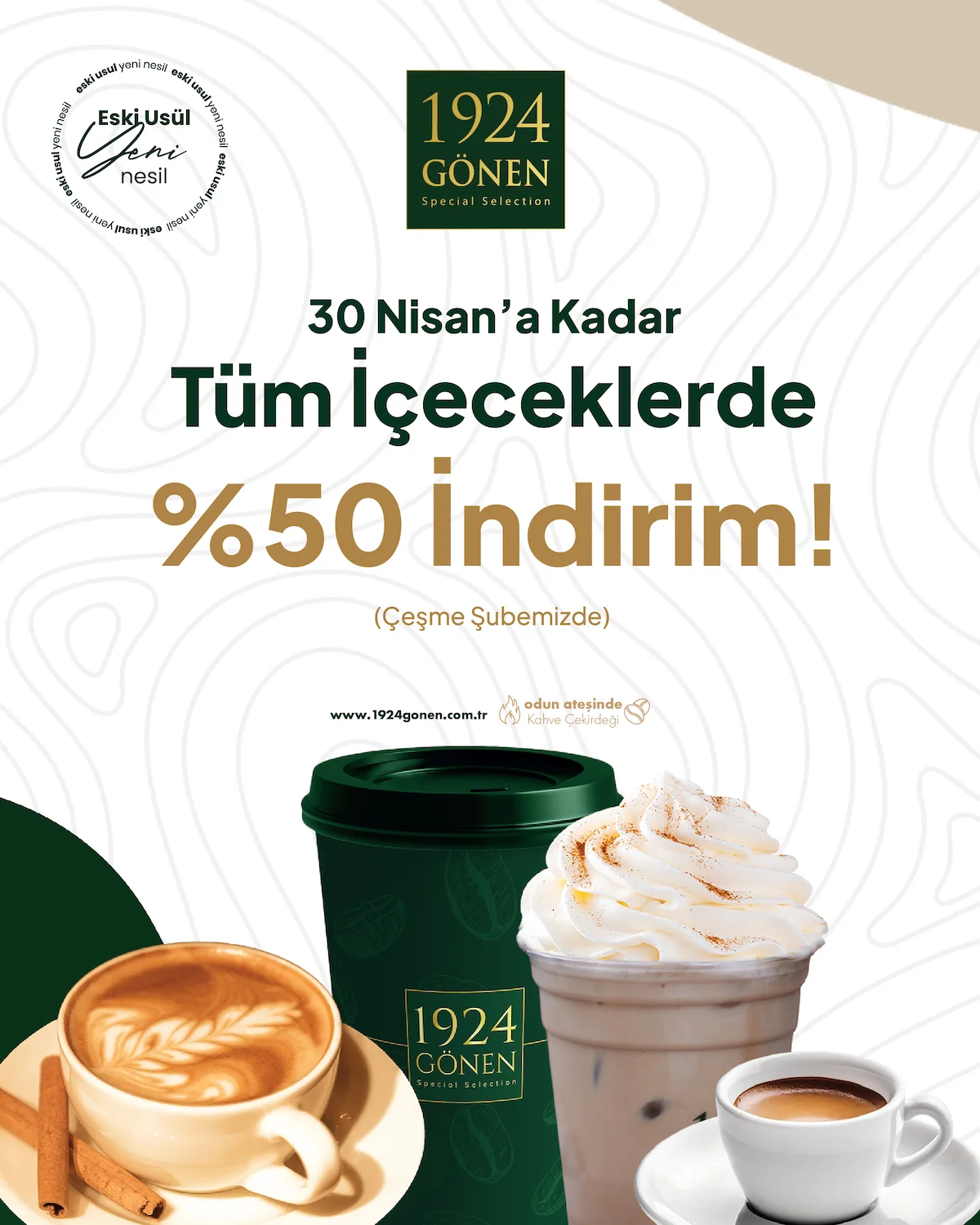 Çeşme Şubemizde Yüzde 50 İndirim!