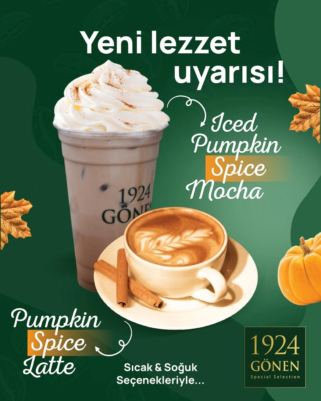 1924 Gönen’de Sonbaharın Yeni Lezzeti: Pumpkin Spice!