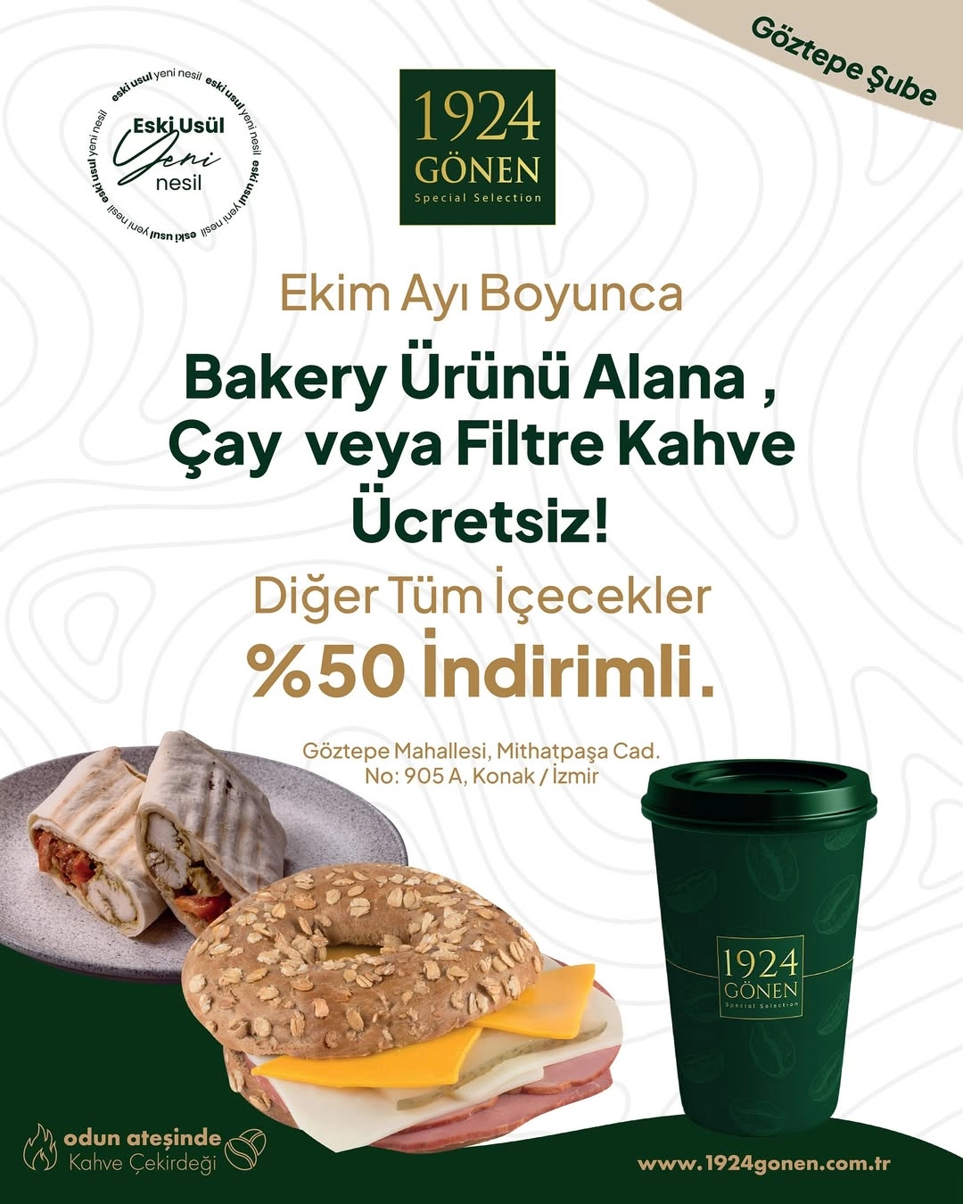 Ekim Ayına Tatlı Bir Başlangıç: Göztepe Şubemize Özel Kampanya!