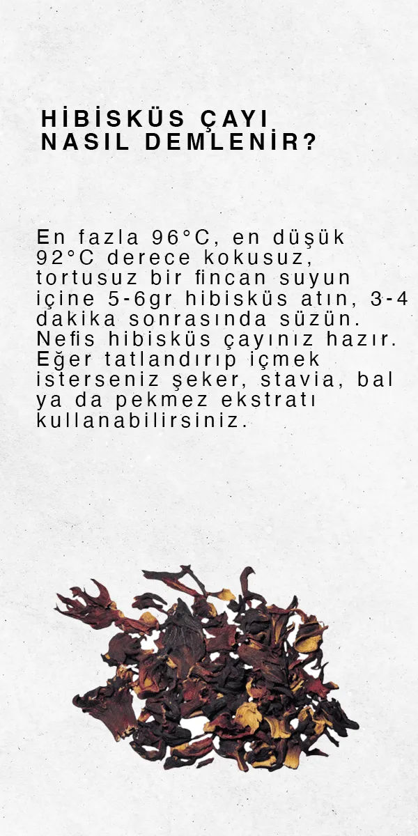 SAKIN DOLABINIZDAN EKSİK ETMEYİN! HİBİSKÜS 3 hibisküs